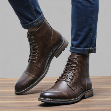 Xajzpa Men Ankle Boots Fashion Brand Comfortable Casual Men Boots